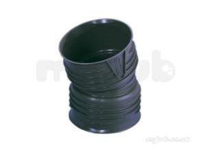 Twinwall Pipe and Fittings -  Wavin 300mm D/s Bend 15deg 12tw567
