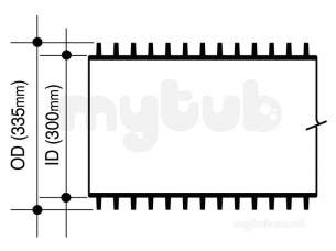 Wavin UltraRib Large Diameter Drainage -  Wavin Ur Pipe Bn Bsen13476 300 Sn8 L-3 P 12ur073