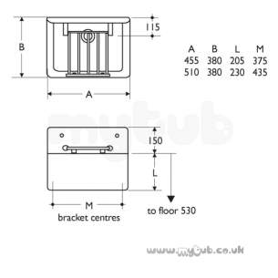 Armitage Shanks Commercial Sanitaryware -  Armitage Shanks Birch S5925 400x250mm Under Counter Top Sink