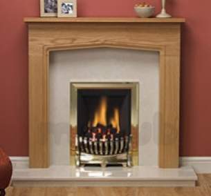 Be Modern Fire Surrounds -  42 Inch Tudor Mantel Natural Oak