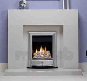 Be Modern Fire Surrounds -  44 Inch Lauren Micro Marble Surround White