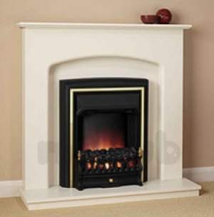 Be Modern Surrounds and Suites -  Lusso Suite C/w Black Elec Fire Ivory