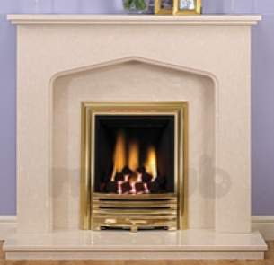 Be Modern Gas Fires -  Be Modern Contessa Gas Fire 120mm Coal Brss