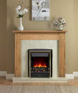 Be Modern Surrounds and Suites -  Bm 48 Inch Darras Eco Nat Oak/marfl Blk Fire