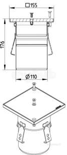 Blucher Drainage -  Blucher Sealed Rodding Eye C/w Screw