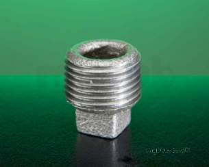 Crane Galvanised Malleable Large -  Crane Galvanised Malleable Plug 147g 1 1/2 0cc01283k