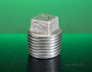 Crane Galvanised Malleable Large -  Crane Galvanised Malleable Solid Plug-148g 1 1/4 0cc01311v