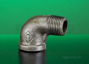 Crane Black Malleable Small -  Crane Black Malleable M And F Elbow-152 1/2