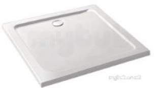 Eastbrook Showers -  Volente 900x900 Abs Stone Resin Tray Wh