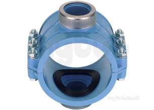 Georg Fischer Alprene Fittings -  Georg Fischer Alprene Type 664 Double Saddle 125x2