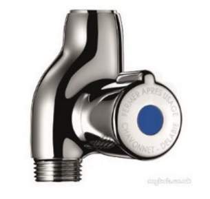 Delabie Washbasins and Sinks -  Delabie Stop Cock 1/2 Inch With Vacuum Breaker Plus 1/4 Turn Ceramic Head