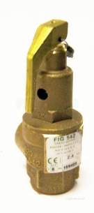 Nabic Safety Valves -  Nabic Safety Valve Fig 542 20mm 2.4 Bar
