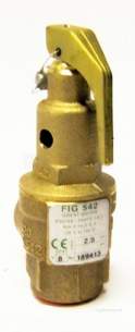 Nabic Safety Valves -  Nabic Safety Valve Fig 542 20mm 2.5 Bar