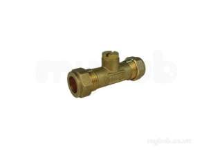 Filling Loop Non Return Valves Strainers -  15mm Dzr Brass Double Check Valve