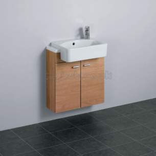 Ideal Standard Concept Furniture -  Ideal Standard Concept E6460uh W/h 600 Basin Oak/wh