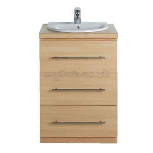 Ideal Standard Create Furniture -  Ideal Standard Create E3312 600mm Vanity Oak E3312ga