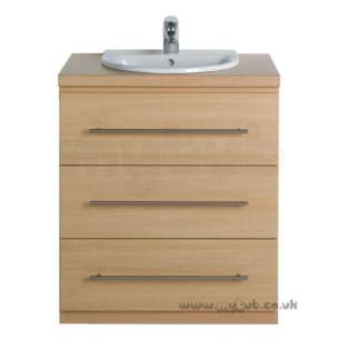Ideal Standard Create Furniture -  Ideal Standard Create E3313 750mm Vanity Walnut E3313ry