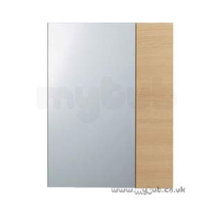 Ideal Standard Create Furniture -  Ideal Standard Create E3314 Cabinet And Mirror Oak E3314ga