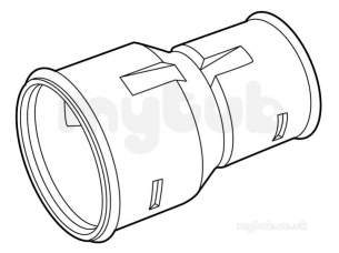 Twinwall Pipe and Fittings -  160d099 Wavin S/s Reducer