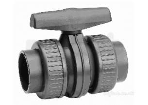 Georg Fischer Economy Ball Valves -  Georg Fischer Upvc Ball Valve 355 Epdm Bsp 3/4 161355023