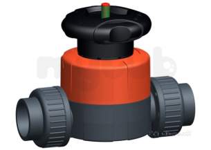 Georg Fischer Upvc Valves and Spares -  Georg Fischer Upvc Diaphragm Valve 514 Epdm 1 161514414