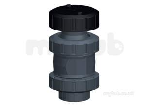 Georg Fischer Upvc Valves and Spares -  Georg Fischer Upvc Vent Valve 591 Epdm Z 25