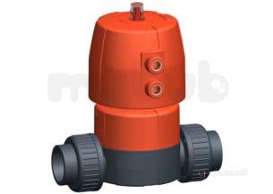 Georg Fischer Actuated Valves -  Georg Fischer Upvc Pa D/v Diastar 10 Epdm Fc 1.1/4