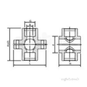 Plasson Fittings -  110x 1 1/4 Plasson D/outlet Saddle 16176