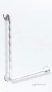 Akw Medicare Products -  01630wh Grab Rail 600 X 600mm 90 Angl Wh
