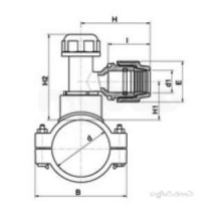 90mm X 32mm Plasson Tapper Tee Pe 16540