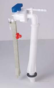 Macdee Plastc Floats and Ballvalves -  1/2 Inch Hushflow Ballvalve Bottom Entry