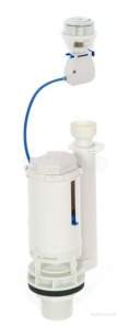 Ball Float Valves -  Fluidmaster 550093 White Button Cable Dual Flush Valve