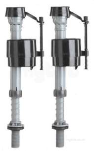 Ball Float Valves -  Fluidmaster 400uktwin073 Na Bottom Inlet Float Valve Pair With 12.7 Mm Uk Threaded Shank