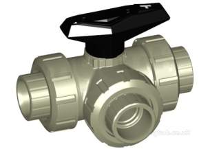 Georg Fischer Pp Valves -  Georg Fischer Pp Ball Valve T-port Epdm 50 167543206