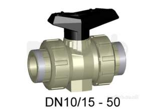 Georg Fischer Pp Valves -  Georg Fischer Pp-h Ball Valve 546 Epdm Ins Rp 1 167546034