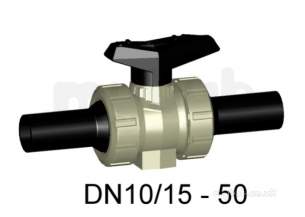 Georg Fischer Pp Valves -  Georg Fischer Pp-h B/valve 546 Fpm Ins W Pe 20 167546292