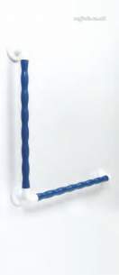 Akw Medicare Products -  01680bu 600 X 600 Grab Rail Nat Grip Blue