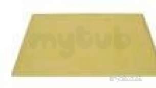 Gloucester Composites -  Safety Cross 1220 X 800 Plain Yellow