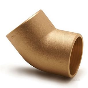 Yorkshire Endbraze Fittings -  Endbraze Eb N21 67mm Obtuse Elbow 45 Deg