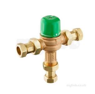 Saracen Commercial Water Controls -  Saracen Group S-mixer 22mm 8 Brass