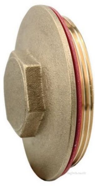 Immersion Heaters and Cylinder Accessories -  Midland Brass 2.1/4 Inch Immersion Heater Plug Plus Washer