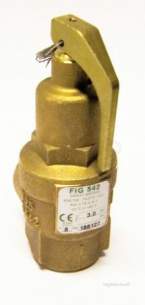Nabic Safety Valves -  Nabic Safety Valve Fig 542 25mm 3.0 Bar