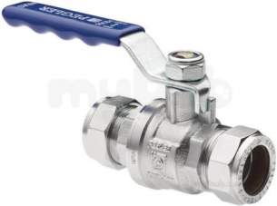 Prestex Pb300 Brass Cxc Ball Valves -  Prestex Pb300 Cxc Brass Ball Valve Blue 35