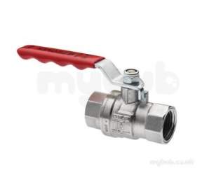 Pegler General Commercial Valves -  Pegler Pb500 Bspt Brass Ball Valve Red 10