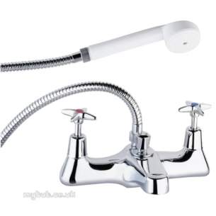 Deva Brassware -  Deva X Top Bath/shower Mixer Inc Kit Cp