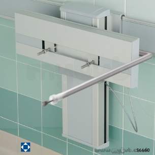 Armitage Shanks Commercial Sanitaryware -  Armitage Shanks Elec Bracket 50cm Portman 21 Vert Plus Horiz Adj