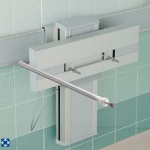 Armitage Shanks Commercial Sanitaryware -  Armitage Shanks Gas Brack 50cm Portman 21 Vert Plus Horiz Adj S670767