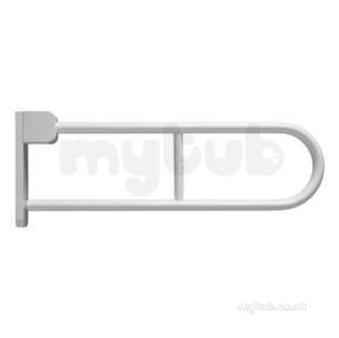 Armitage Shanks Commercial Sanitaryware -  Armitage Shanks Contour 21 80cm Hinged Support Arm S6467rn