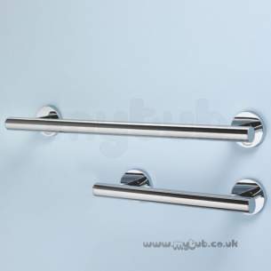 Armitage Shanks Commercial Sanitaryware -  Armitage Shanks Contemporary 21 60cm Handrail Chrome Fin S6484aa