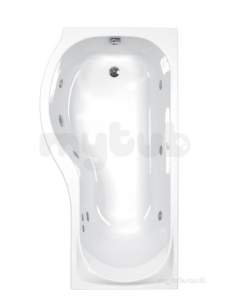 Eastbrook Baths -  Eastbrook Prado 1700 Left Hand 5mm C-lenda Whirlpool Sy1